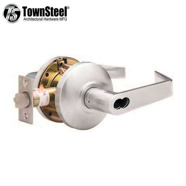 Townsteel CSRCI-109-S - Commercial Lever Handle - IC Core (SFIC) - Clutch Lever - 2-3/4 " Backset TNS-CSRCI-109-S-26D